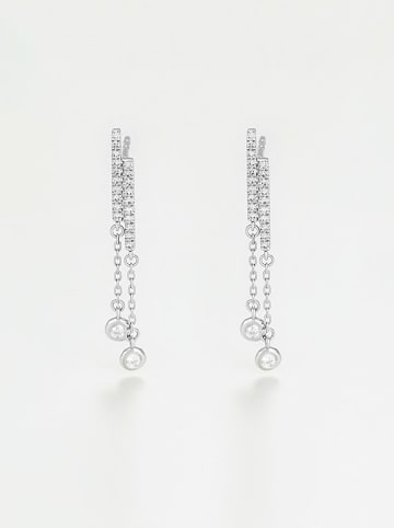 DIAMANTA Weißgold-Ohrstecker "Peitho" mit Diamanten