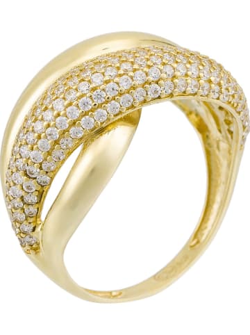 OR ÉCLAT Gold-Ring "Yin Et Yang" mit Zirkonias
