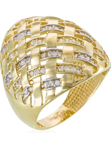 OR ÉCLAT Gold-Ring "Sourcor" mit Zirkonias
