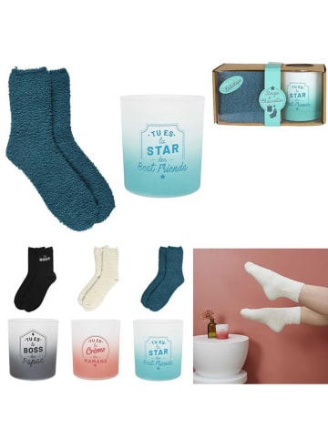 The Concept Factory Geschenkbox: Duftkerze und Socken (Überraschungsprodukt)