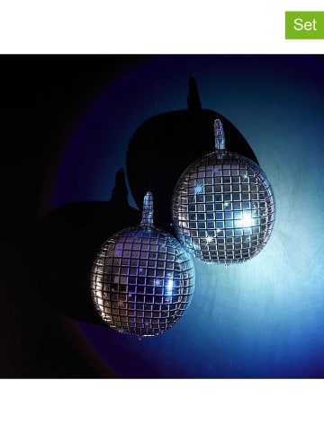 The Concept Factory 2er-Set: Party-Luftballons in Silber - 2 Stück
