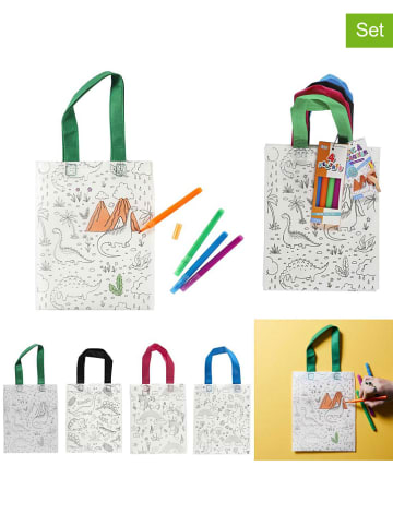 The Home Deco Kids 4er-Set: Tasche zum Ausmalen (Überraschungsprodukt)
