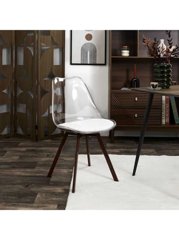 The Concept Factory Stuhl in Transparent/ Creme/ Braun