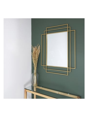Rétro Chic Wandspiegel in Gold - (B)76 x (H)98 cm
