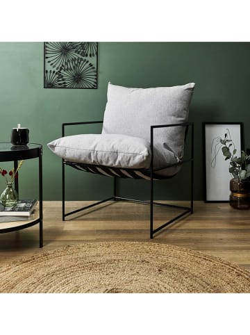 The Concept Factory Sessel "Jonas" in Grau - (B)62,5 x (H)61 x (T)61 cm