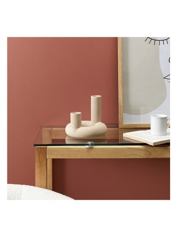 THE HOME DECO FACTORY Vaas "Arty" beige - (H)12,5 x Ø 16 cm
