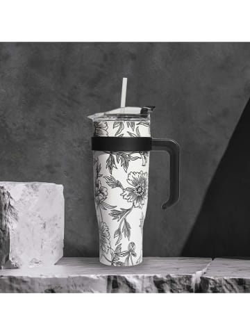 The Concept Factory Kubek termiczny w kolorze czarno-białym - 1,2 l (produkt niespodzianka)