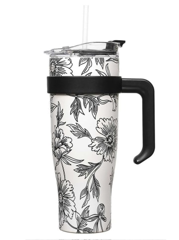 The Concept Factory Isoleerbeker zwart/wit - 1,2 l (verrassingsproduct)