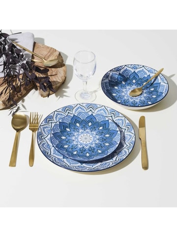Ethnical Life 12-częściowy zestaw "Mandala" w kolorze niebieskim