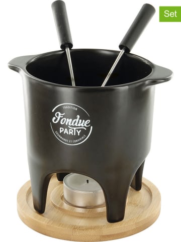 The Concept Factory 4-częściowy zestaw do fondue - wys. 15 x Ø 11,8 cm