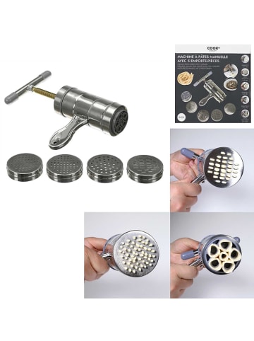 COOK CONCEPT Roestvrijstalen pastapers - (L)19 x (B)18 cm