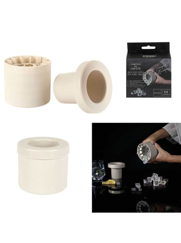 Garden Spirit Eiswürfel-Zerkleinerer in Creme - (H)8 x Ø 8 cm