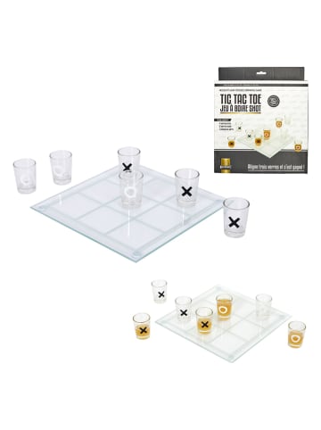 The Concept Factory Trinkspiel "Tic Tac Toe" in Weiß