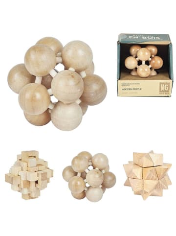 The Concept Factory Holz-Puzzlespiel in Hellbraun (Überraschungsprodukt)