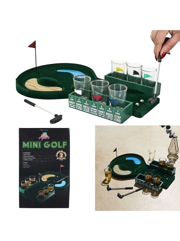 The Home Deco Kids Mini-Golf Drinking Game in Dunkelgrün - (B)40 x (H)8 x (T)28 cm