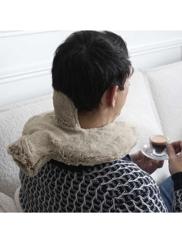 The Concept Factory Nacken-Wärmflasche in Beige