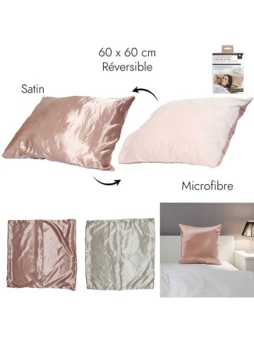 The Concept Factory Dwustronna poszewka w kolorze różowym - 60 x 60 cm (produkt niespodzianka)