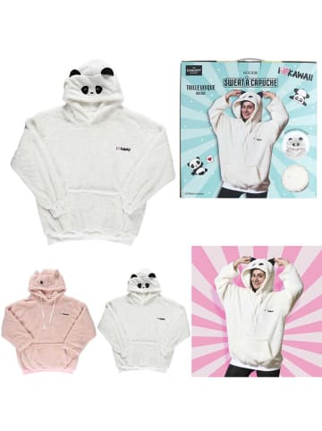 The Concept Factory Kuschel-Hoodie in Weiß oder Rosa (Überraschungsprodukt) 