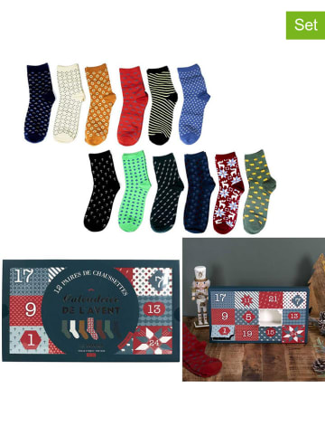 The Concept Factory 12er-Set: Socken in Bunt