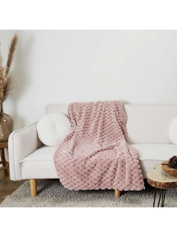 The Concept Factory Plaid in Rosa - (L)150 x (B)120 cm