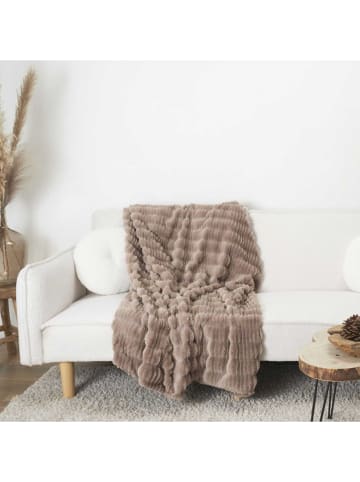 HYGGE Plaid in Taupe - (L)150 x (B)120 cm