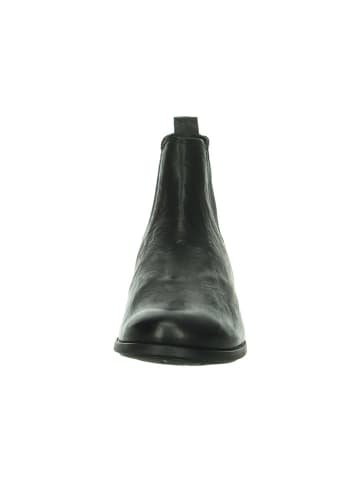 Think! Leren chelseaboots zwart