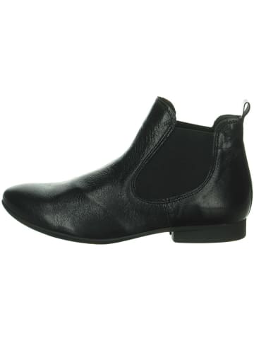 Think! Leder-Chelsea-Boots in Schwarz