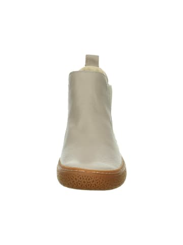 Think! Leren chelseaboots crème