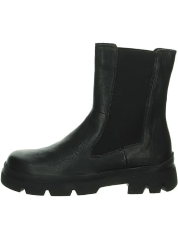 Think! Leder-Chelsea-Boots in Schwarz