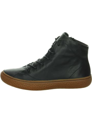 Think! Leder-Sneakers in Schwarz
