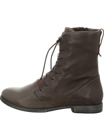 Think! Leder-Boots in Braun