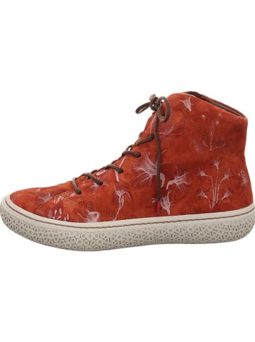 Think! Leder-Boots in Orange
