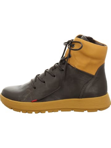 Think! Leder-Boots in Braun/ Gelb