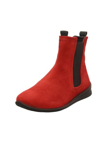 Think! Leder-Chelsea-Boots in Rot