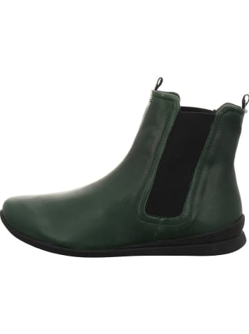 Think! Leren chelseaboots groen