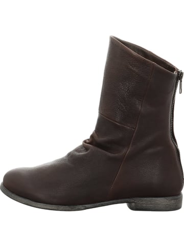 Think! Leder-Boots in Braun