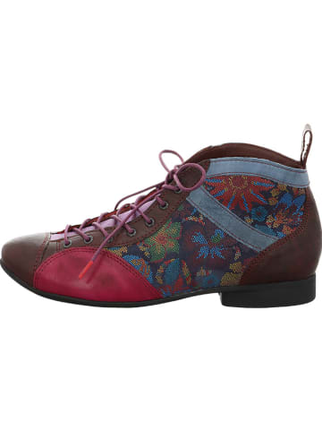 Think! Leren veterschoenen meerkleurig