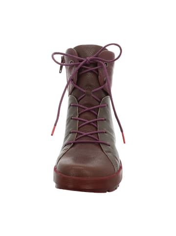 Think! Leder-Boots in Braun/ Rot/ Grün
