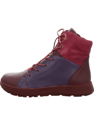 Think! Leren boots donkerblauw/rood