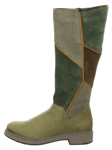 Think! Leder-Stiefel "Cogita" in Grün