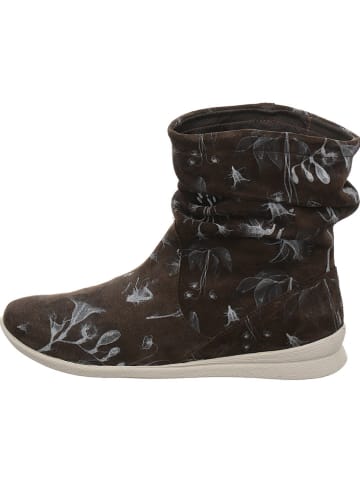 Think! Leder-Boots in Braun