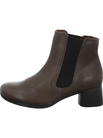 Think! Leder-Stiefeletten in Braun