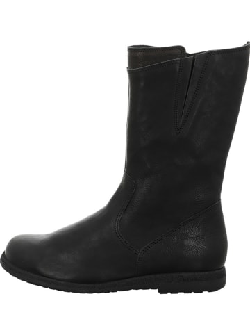 Think! Leder-Stiefel in Schwarz