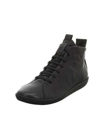 Think! Leder-Sneakers in Schwarz