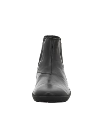 Think! Leder-Chelsea-Boots in Schwarz