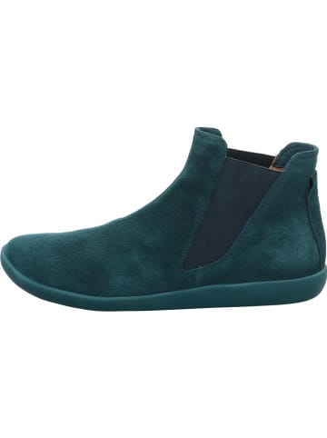 Think! Leder-Chelsea-Boots in Türkis