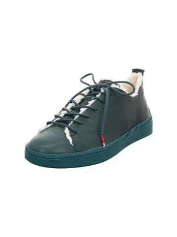 Think! Leder-Sneakers in Türkis