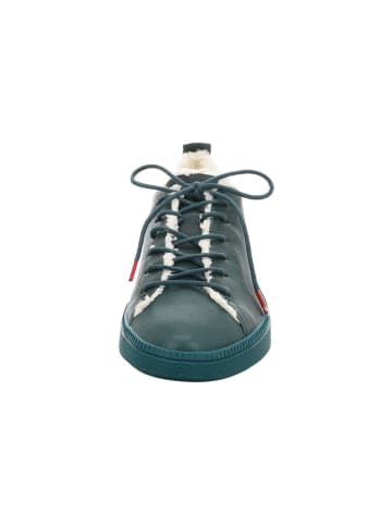 Think! Leder-Sneakers in Türkis