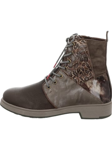 Think! Leder-Boots in Braun