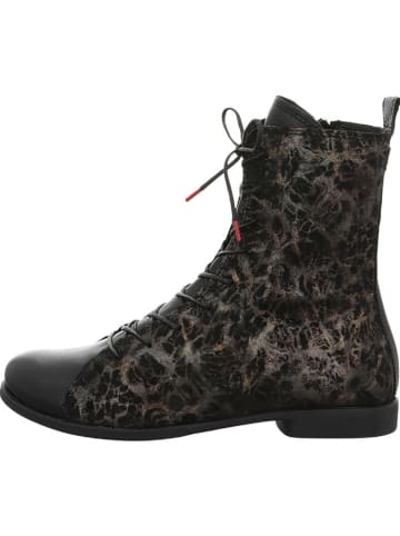 Think! Leder-Boots in Schwarz